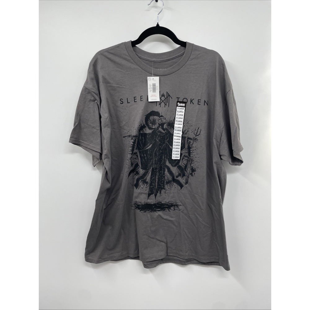 Sleep Token T-Shirt Men XL Charcoal 100% Cotton Graphic Ascension Streetwear NWT
